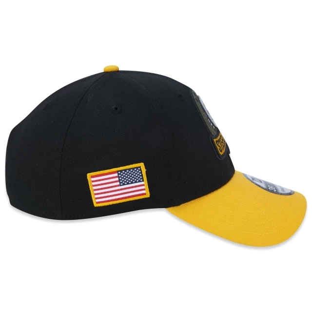 Boné 39THIRTY Pittsburgh Steelers Salute To Service 2022 Stretch Fit