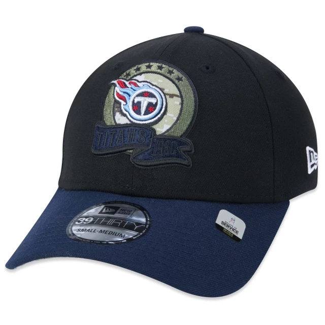 Boné 39THIRTY Tennessee Titans Salute To Service 2022 Stretch Fit