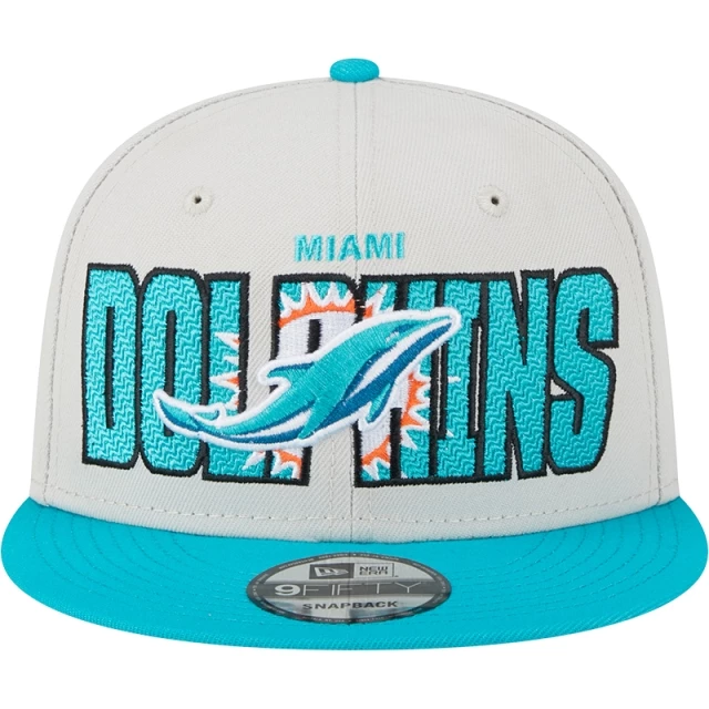 Boné 9FIFTY Miami Dolphins NFL Draft 2023