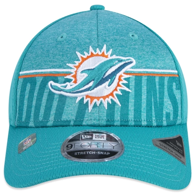 Boné 9FORTY Stretch Snap Miami Dolphins NFL Training 23