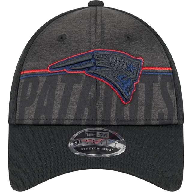 Boné 9FORTY Stretch Snap New England Patriots NFL Training 23