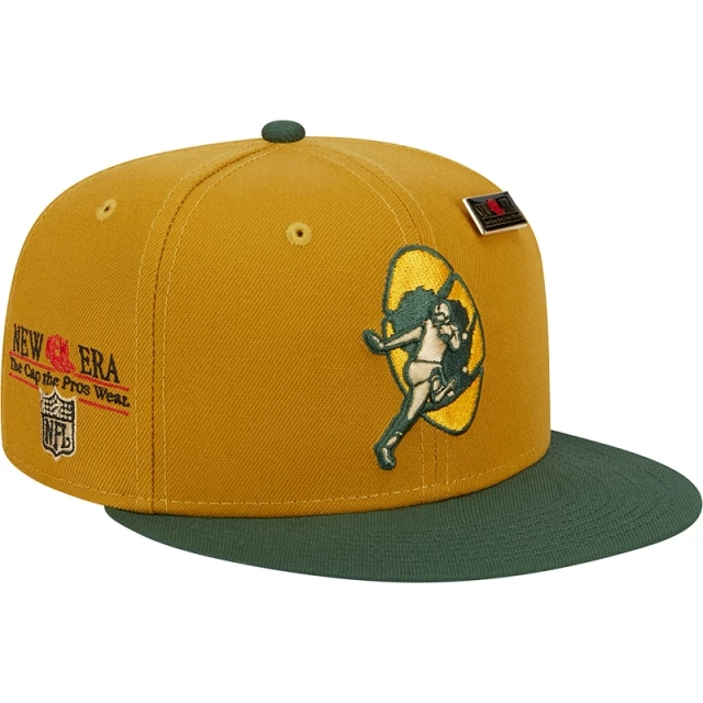 Boné 59FIFTY Fitted Green Bay Packers Bronze Aba Reta