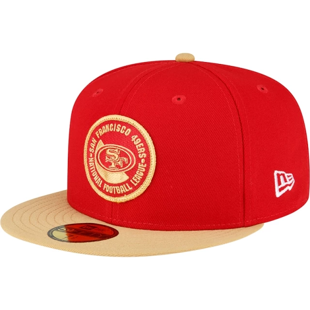 Boné 59FIFTY Fitted San Francisco 49ers Sideline 2023 Team Patch