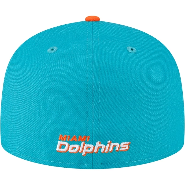 Boné 59FIFTY Fitted Miami Dolphins Sideline 2023 Team Patch