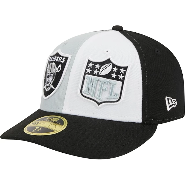 Boné 59FIFTY Fitted Low Profile Las Vegas Raiders Sideline 2023