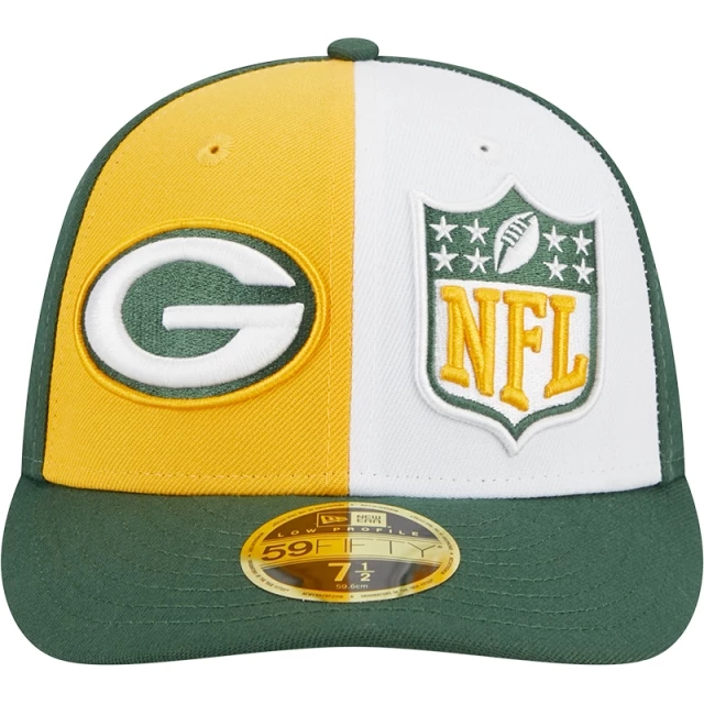 Boné 59FIFTY Fitted Low Profile Green Bay Packers Sideline 2023