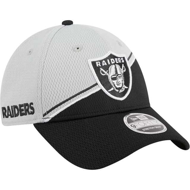 Boné 9FORTY Stretch Snap Las Vegas Raiders Sideline 2023