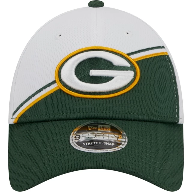 Boné 9FORTY Stretch Snap Green Bay Packers Sideline 2023