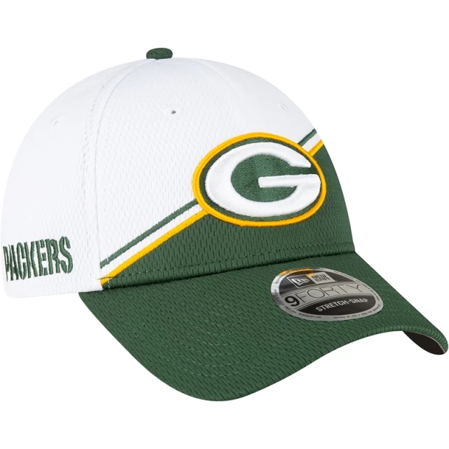 Boné 9FORTY Stretch Snap Green Bay Packers Sideline 2023