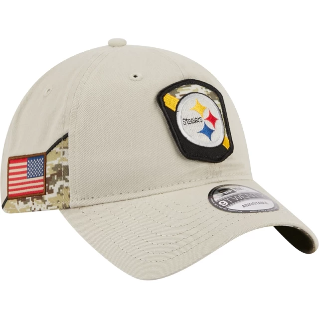 Boné 9TWENTY Salute To Service Pittsburgh Steelers Ajustável