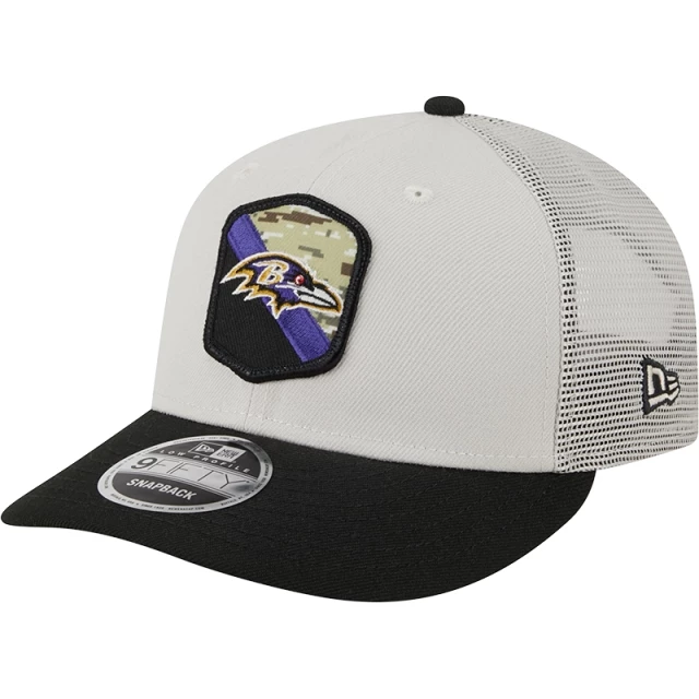 Boné 9FIFTY Low Profile Salute To Service Baltimore Ravens