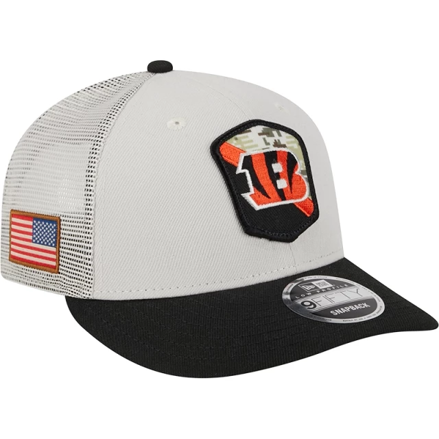 Boné 9FIFTY Low Profile Salute To Service Cincinnati Bengals