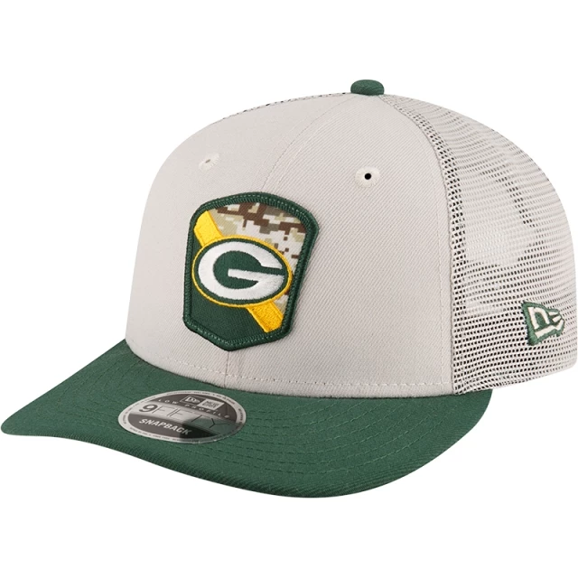 Boné 9FIFTY Low Profile Salute To Service Green Bay Packers