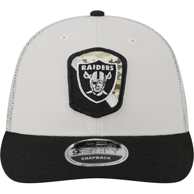 Boné 9FIFTY Low Profile Salute To Service Las Vegas Raiders