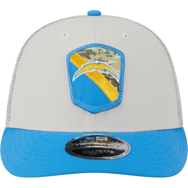 Boné 9FIFTY Low Profile Salute To Service Los Angeles Chargers