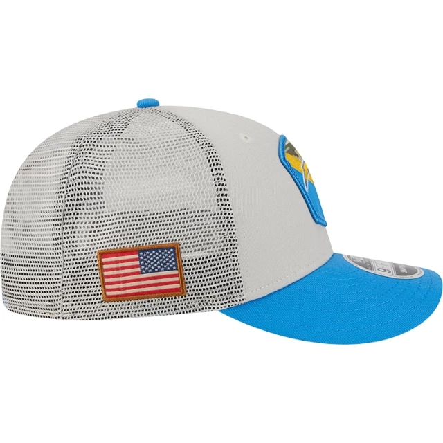 Boné 9FIFTY Low Profile Salute To Service Los Angeles Chargers