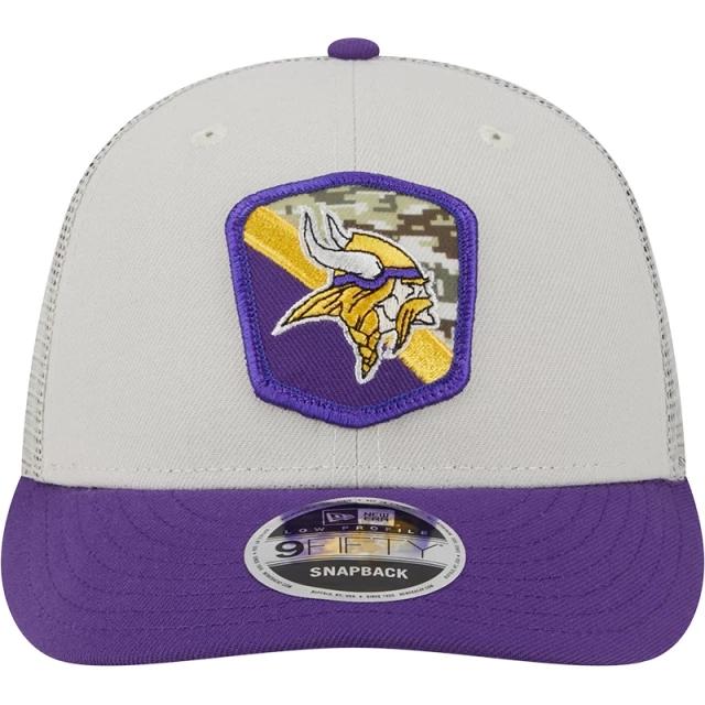 Boné 9FIFTY Low Profile Salute To Service Minnesota Vikings