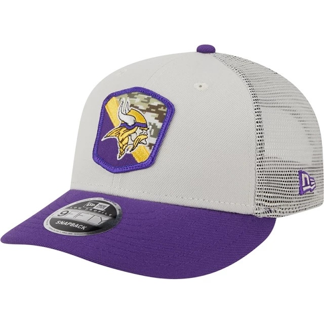 Boné 9FIFTY Low Profile Salute To Service Minnesota Vikings