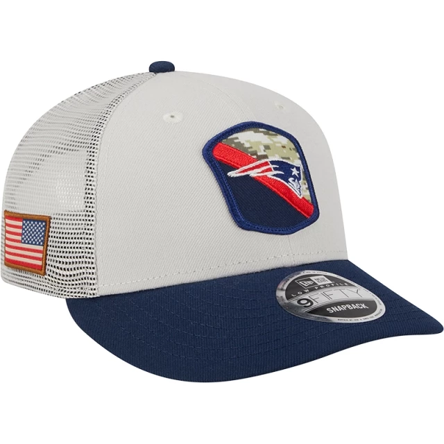 Boné 9FIFTY Low Profile Salute To Service New England Patriots