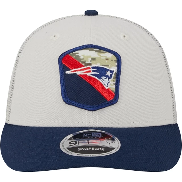 Boné 9FIFTY Low Profile Salute To Service New England Patriots