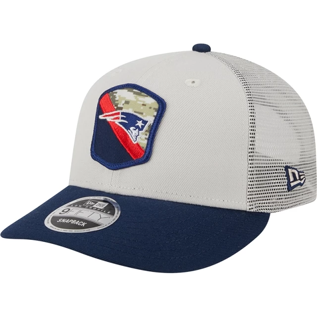 Boné 9FIFTY Low Profile Salute To Service New England Patriots