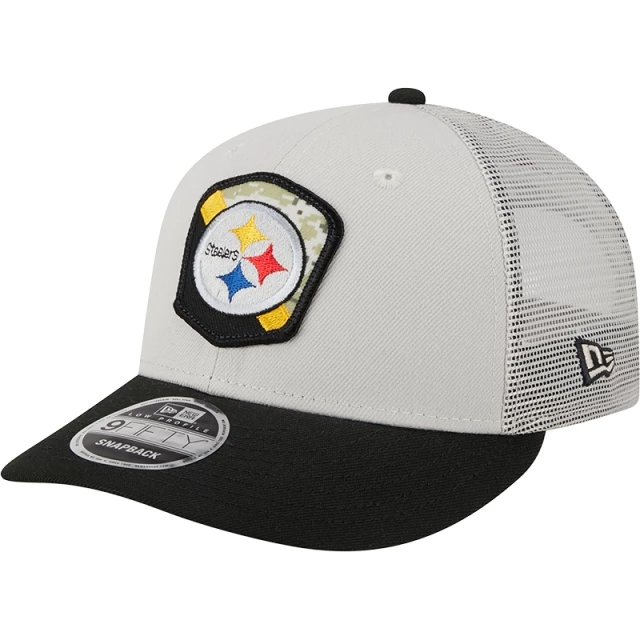 Boné 9FIFTY Low Profile Salute To Service Pittsburgh Steelers