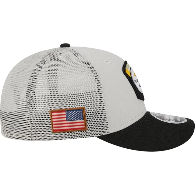 Boné 9FIFTY Low Profile Salute To Service Pittsburgh Steelers