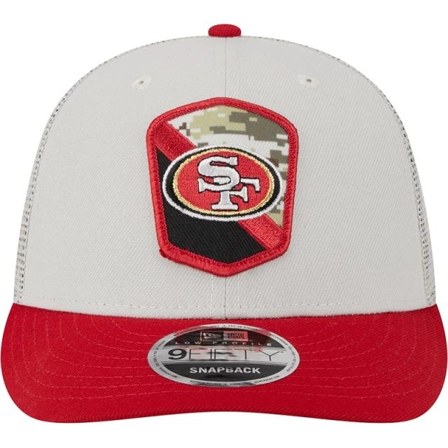 Boné 9FIFTY Low Profile Salute To Service San Francisco 49ers