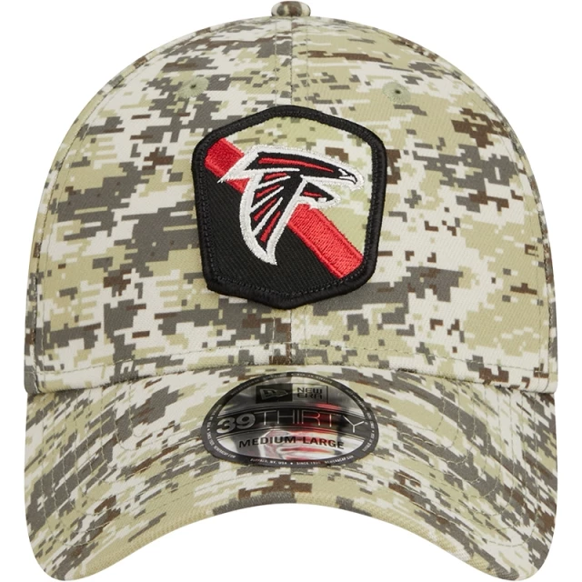 Boné 39THIRTY Stretch Fit Salute To Service Atlanta Falcons Camuflado