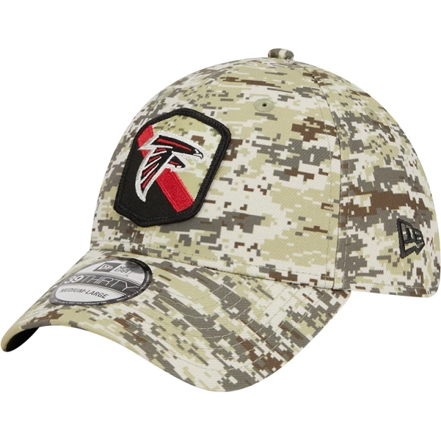 Boné 39THIRTY Stretch Fit Salute To Service Atlanta Falcons Camuflado