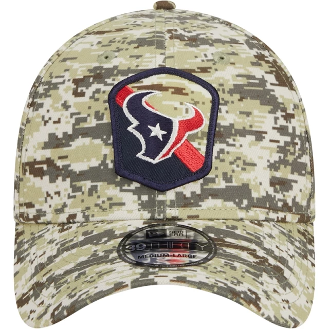 Boné 39THIRTY Stretch Fit Salute To Service Houston Texans Camuflado