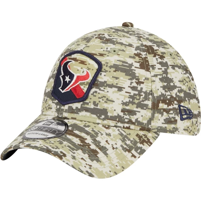 Boné 39THIRTY Stretch Fit Salute To Service Houston Texans Camuflado