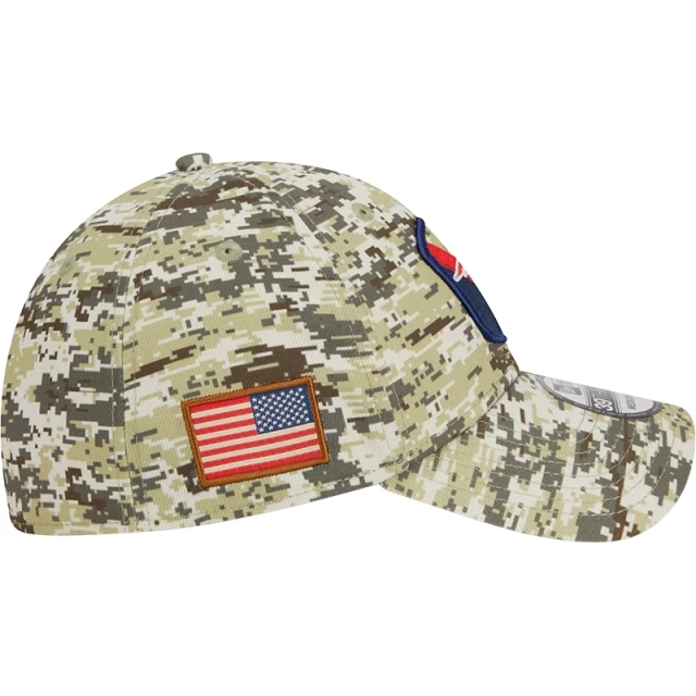 Boné 39THIRTY Stretch Fit Salute To Service New England Patriots Camuflado