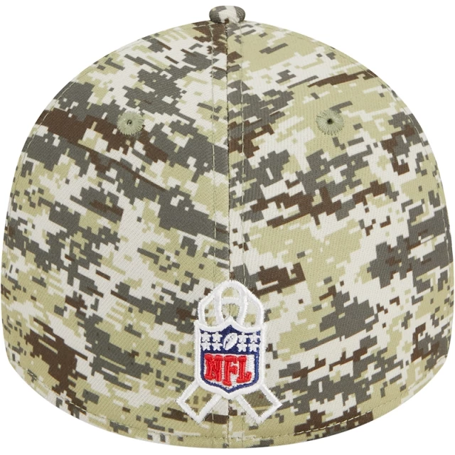 Boné 39THIRTY Stretch Fit Salute To Service New England Patriots Camuflado