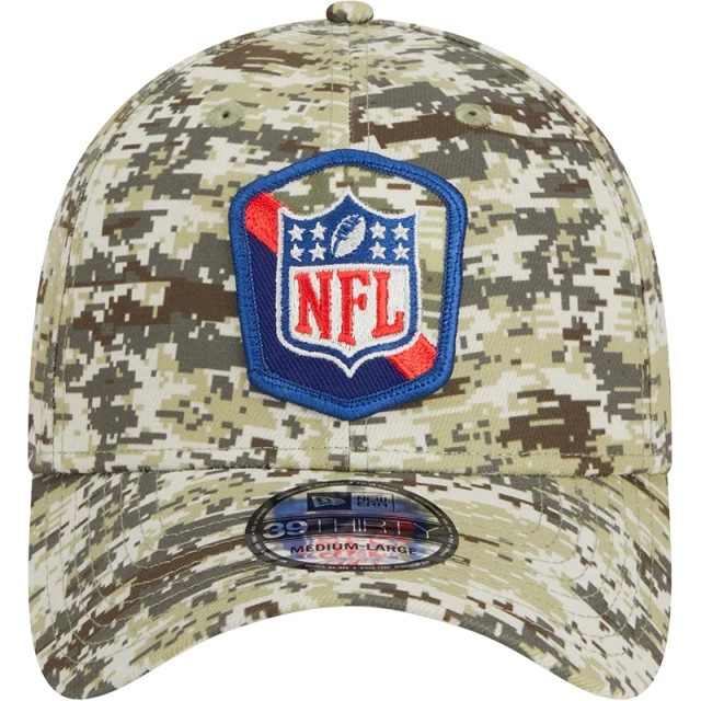 Boné 39THIRTY Stretch Fit Salute To Service NFL Official Logo Camuflado