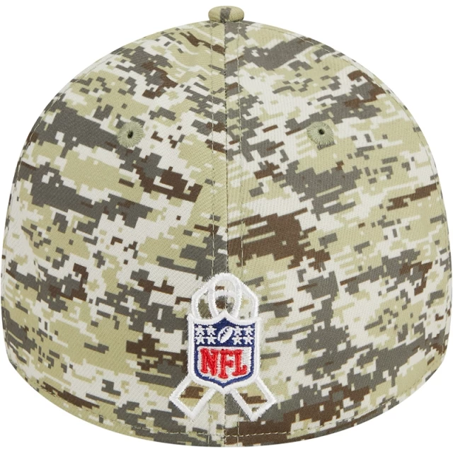 Boné 39THIRTY Stretch Fit Salute To Service NFL Official Logo Camuflado