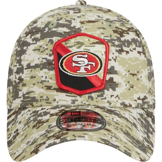 Boné 39THIRTY Stretch Fit Salute To Service San Francisco 49ers Camuflado