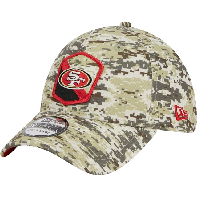 Boné 39THIRTY Stretch Fit Salute To Service San Francisco 49ers Camuflado