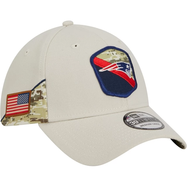 Boné 39THIRTY Stretch Fit Salute To Service New England Patriots