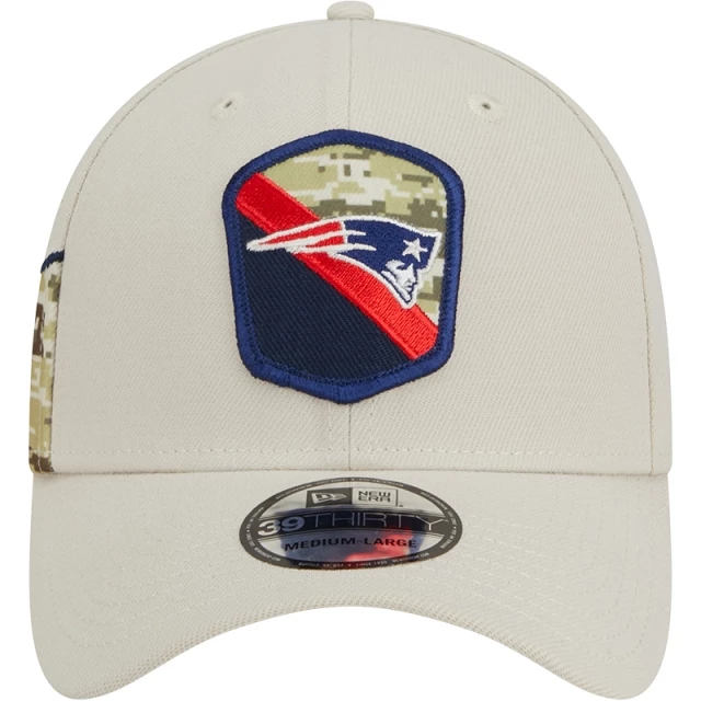 Boné 39THIRTY Stretch Fit Salute To Service New England Patriots