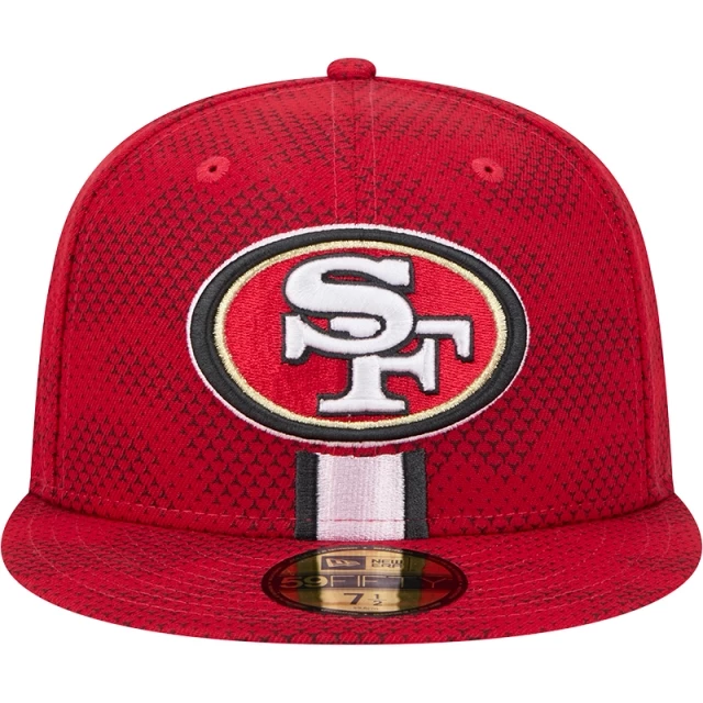 Boné 59FIFTY Fitted San Francisco 49ers NFL Sideline 2024-25