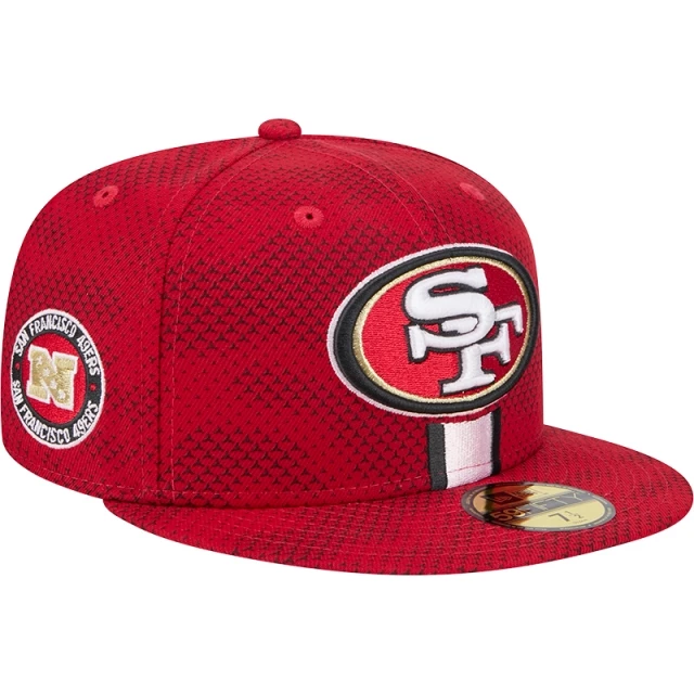 Boné 59FIFTY Fitted San Francisco 49ers NFL Sideline 2024-25