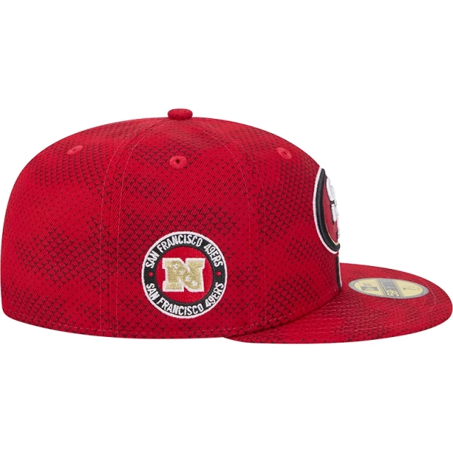 Boné 59FIFTY Fitted San Francisco 49ers NFL Sideline 2024-25