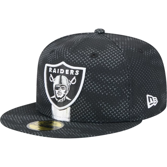 Boné 59FIFTY Fitted Las Vegas Raiders NFL Sideline 2024-25