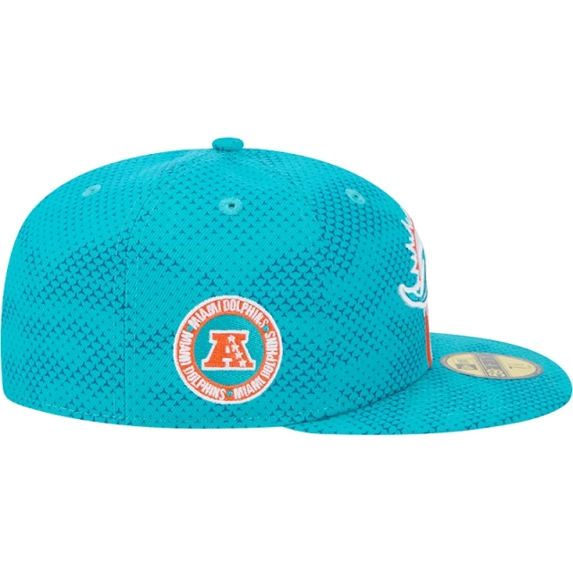 Boné 59FIFTY Fitted Miami Dolphins NFL Sideline 2024-25