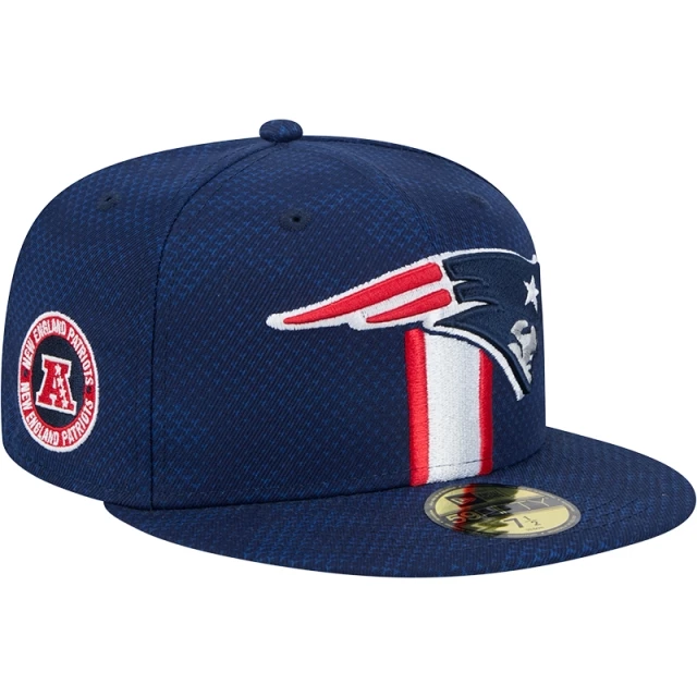 Boné 59FIFTY Fitted New England Patriots NFL Sideline 2024-25