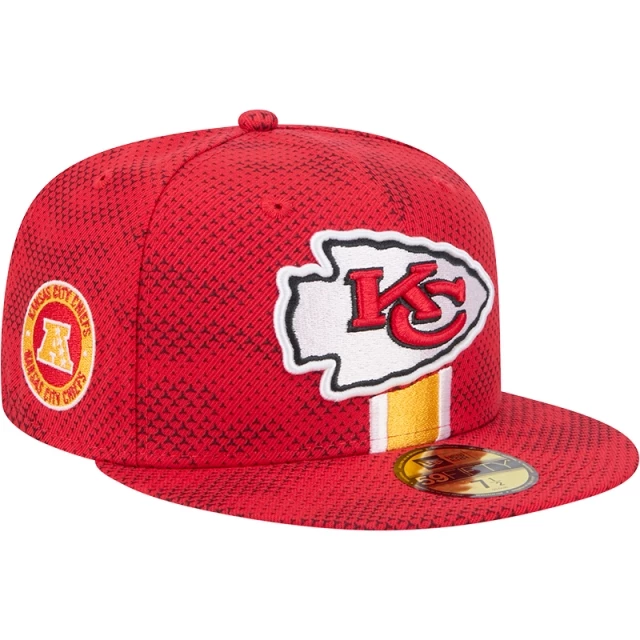 Boné 59FIFTY Fitted Kansas City Chiefs NFL Sideline 2024-25