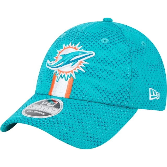 Boné 9FORTY Stretch Snap Miami Dolphins NFL Sideline 2024-25