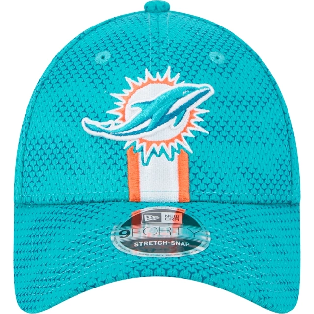 Boné 9FORTY Stretch Snap Miami Dolphins NFL Sideline 2024-25