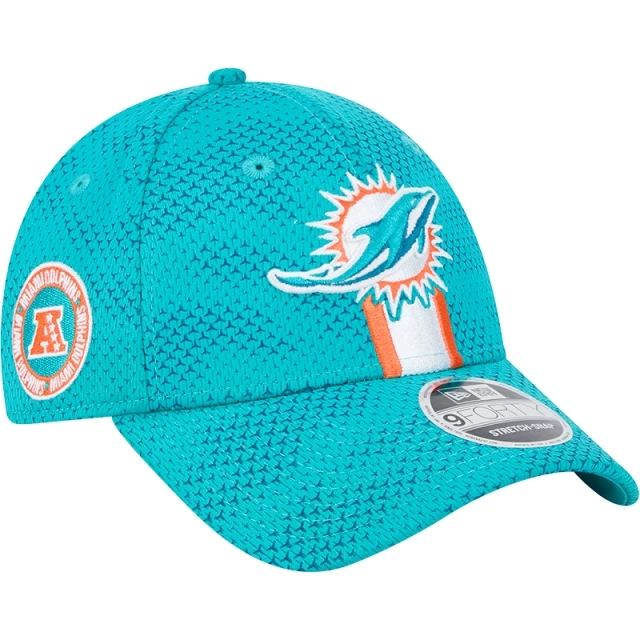 Boné 9FORTY Stretch Snap Miami Dolphins NFL Sideline 2024-25